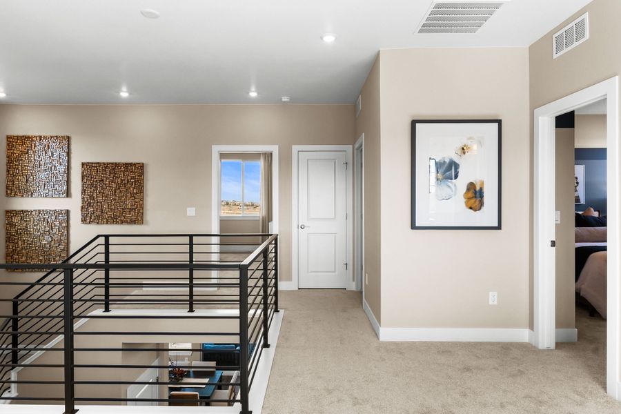 Furnished interior view inside a new home in Trumark Homes at Tanterra, Parker (Image 15).