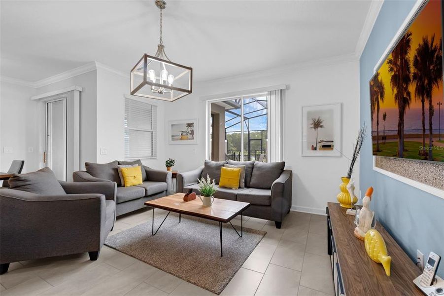 Furnished interior view inside a new home in , Kissimmee (Image 17).