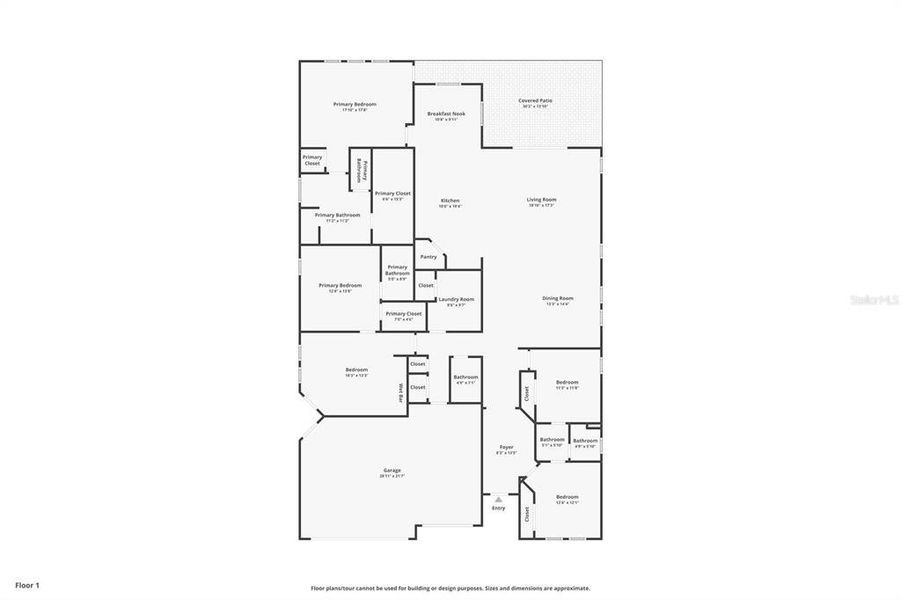 2D floor plan layout of this home in , Orlando, FL (Image 5).