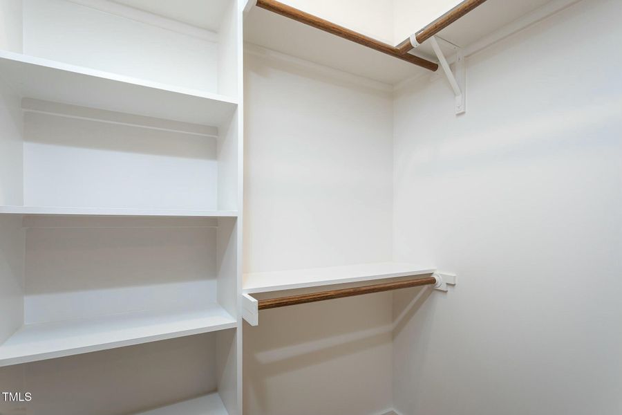 Master Closet with Custom Shelving