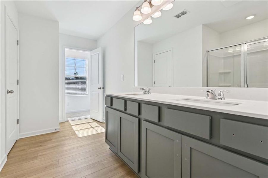 Furnished interior view inside a new home in Leydenview, Mableton (Image 39).