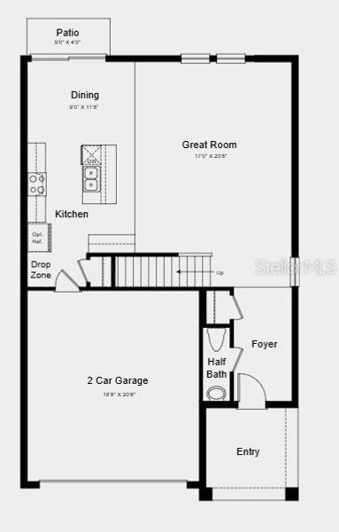 2D floor plan layout of this home in Coasterra Community Group Page, Palmetto, FL (Image 2). 2D floor plan layout of this home in Coasterra Community Group Page, Palmetto, FL (Image 2).