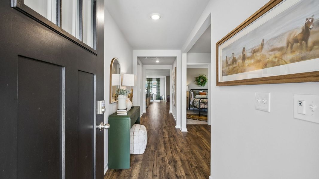 Representative furnished interior of a home built from the Aria by D.R. Horton in CDJ Farms, Portland (Image 9).