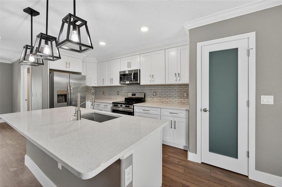 Furnished interior view inside a new home in , Dade City (Image 14). Furnished interior view inside a new home in , Dade City (Image 14).