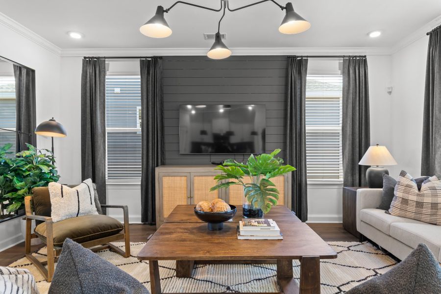 Representative furnished interior of a home built from the The Redbud by Chesapeake Homes in Coastal Club of the Carolinas, Calabash (Image 11).