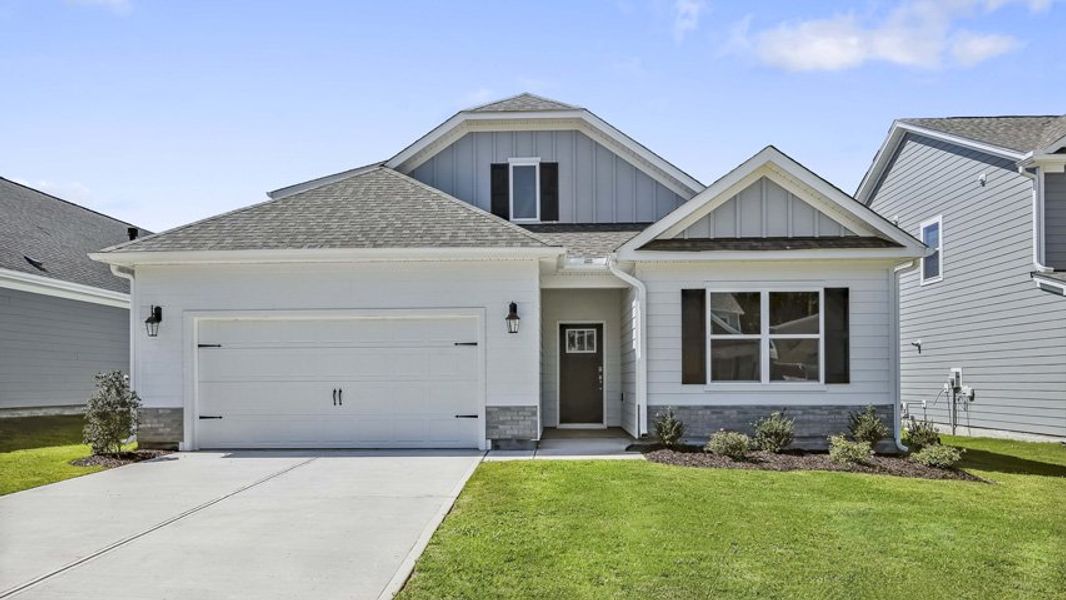 Representative exterior photo of a completed home built from the STELLA by D.R. Horton in Horton Park, Apex, NC (Image 20). Representative exterior photo of a completed home built from the STELLA by D.R. Horton in Horton Park, Apex, NC (Image 20).