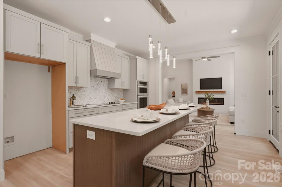Furnished interior view inside a new home in , Monroe (Image 12).