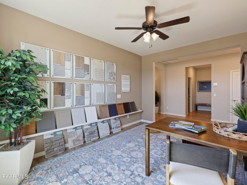 Furnished interior view inside a new home in North Ridge at Pronghorn Ranch, Prescott Valley (Image 25). Furnished interior view inside a new home in North Ridge at Pronghorn Ranch, Prescott Valley (Image 25).