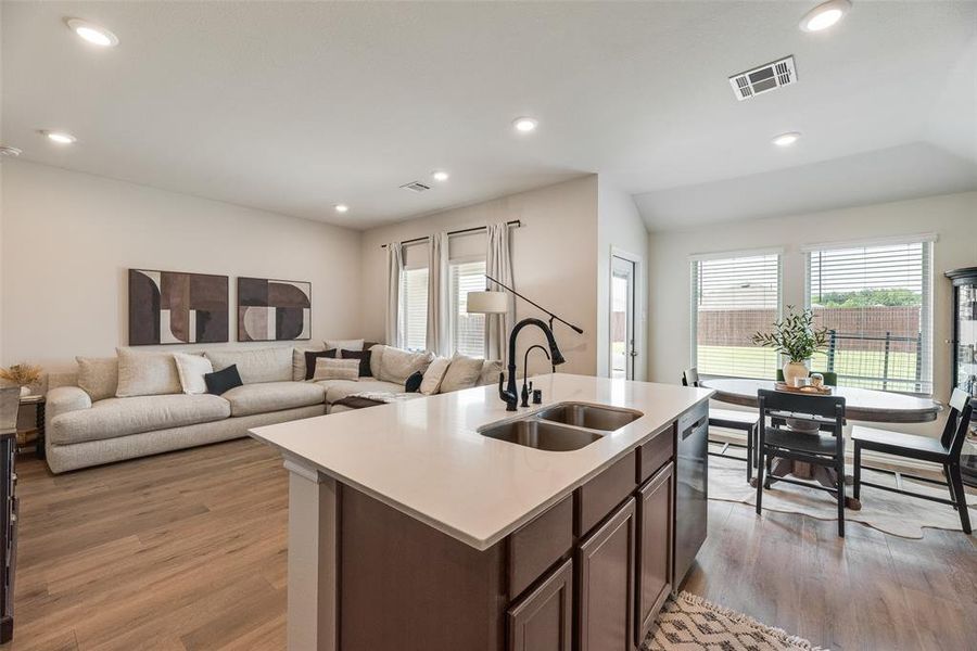 Furnished interior view inside a new home in , Princeton (Image 6).