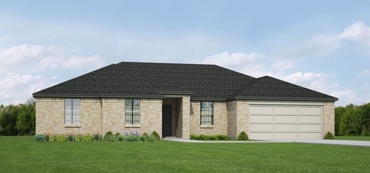 Representative exterior photo of a completed home built from the Jasmine by Our Country Homes in Runaway Bay, Runaway Bay, TX (Image 3).