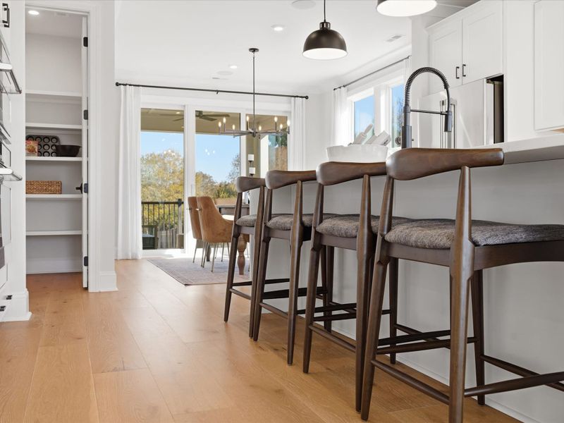 Furnished interior view inside a new home in Ross Farms, Charlotte (Image 27).