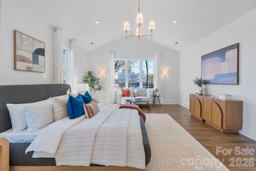 Furnished interior view inside a new home in , Charlotte (Image 18). Furnished interior view inside a new home in , Charlotte (Image 18).