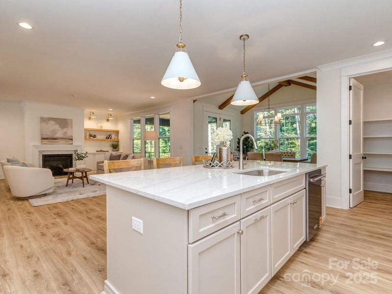 Furnished interior view inside a new home in , Matthews (Image 16).