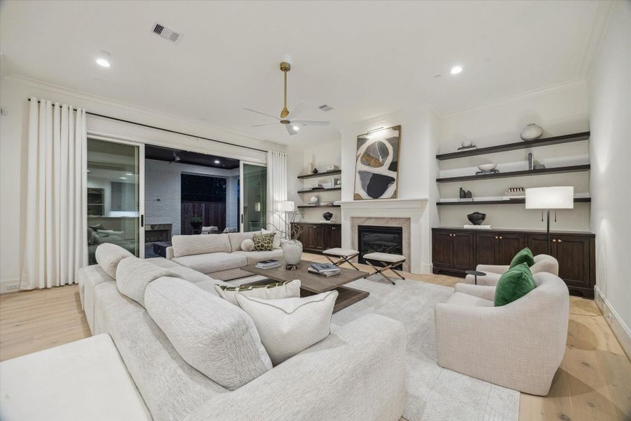 Furnished interior view inside a new home in , Houston (Image 40).