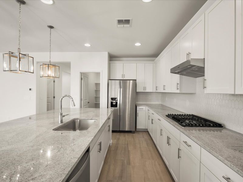 Furnished interior view inside a new home in Summit at Rocking K, Tucson (Image 2). Furnished interior view inside a new home in Summit at Rocking K, Tucson (Image 2).
