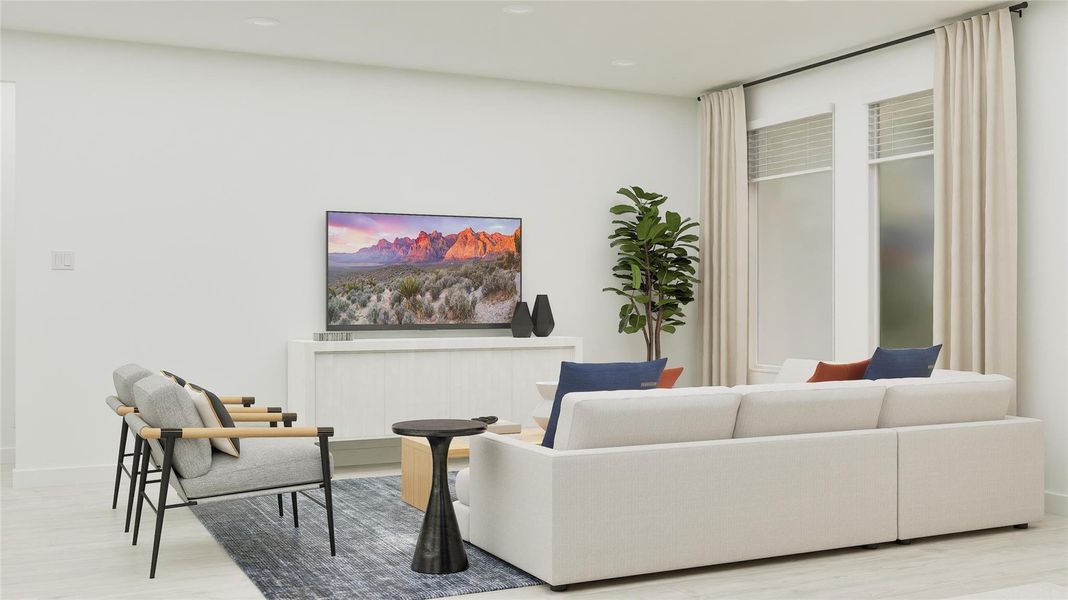 Furnished interior view inside a new home in Binford Creek, Waller (Image 29).