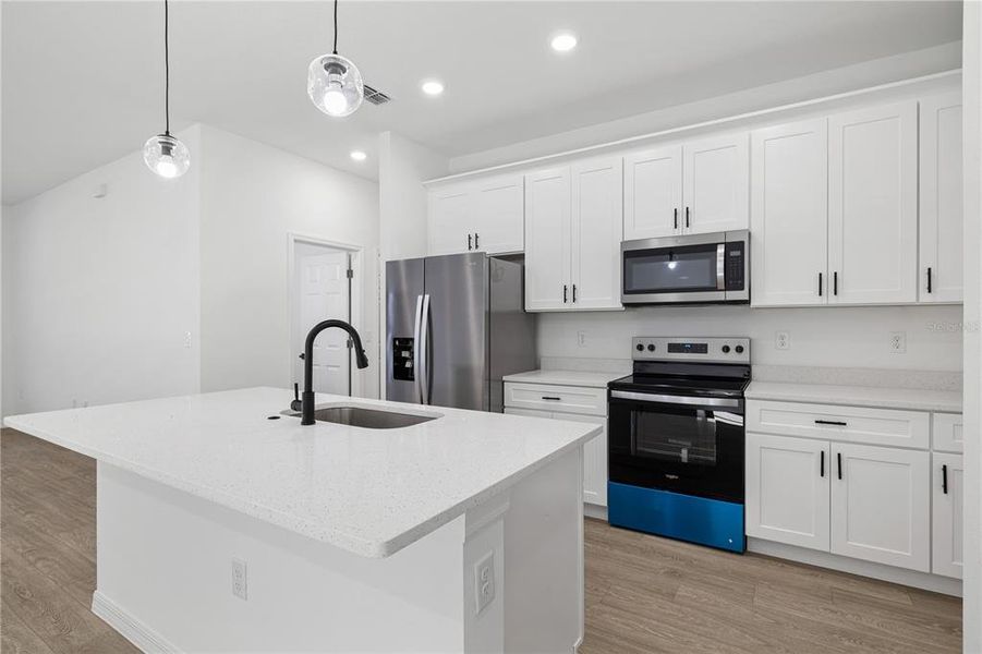 Furnished interior view inside a new home in , Poinciana (Image 10).