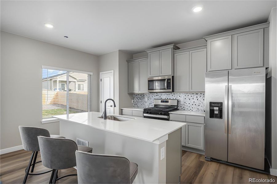 Furnished interior view inside a new home in Second Creek Farm, Commerce City (Image 7).