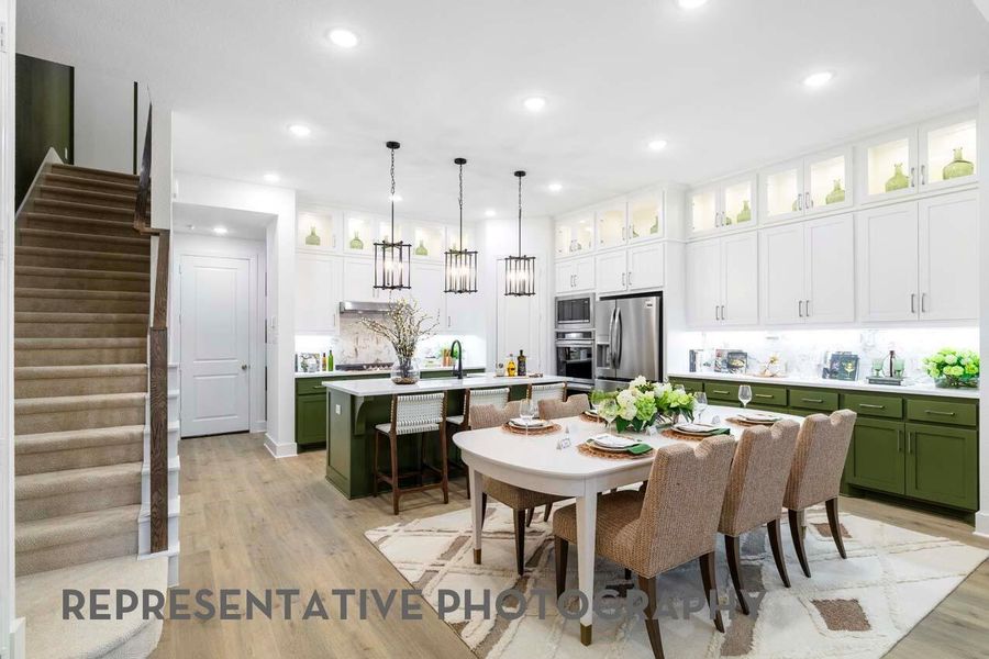 Furnished interior view inside a new home in Woodforest Townhomes, Montgomery (Image 35). Furnished interior view inside a new home in Woodforest Townhomes, Montgomery (Image 35).