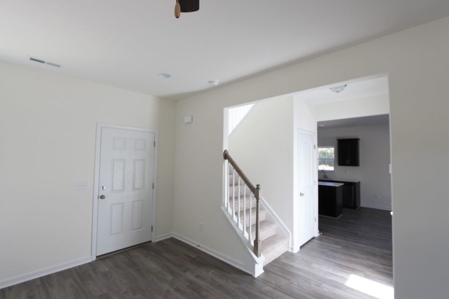 Representative unfurnished interior of a home built from the Burlington by Keystone Homes NC in The Wilcox, Greensboro (Image 16).