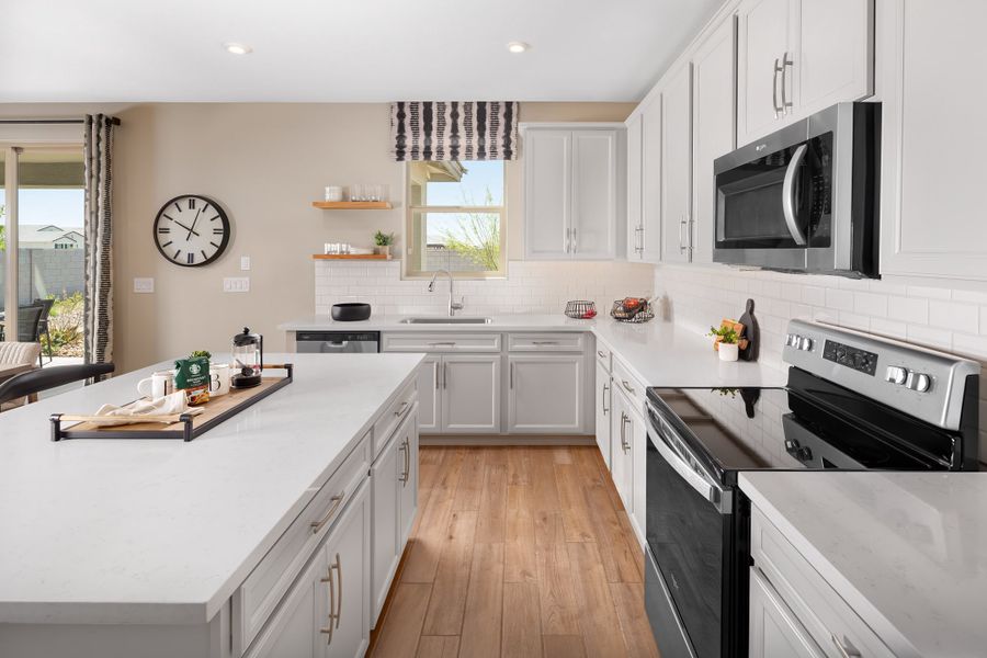 Representative furnished interior of a home built from the Plan by Beazer Homes in Highpointe at Northpointe, Peoria (Image 15).