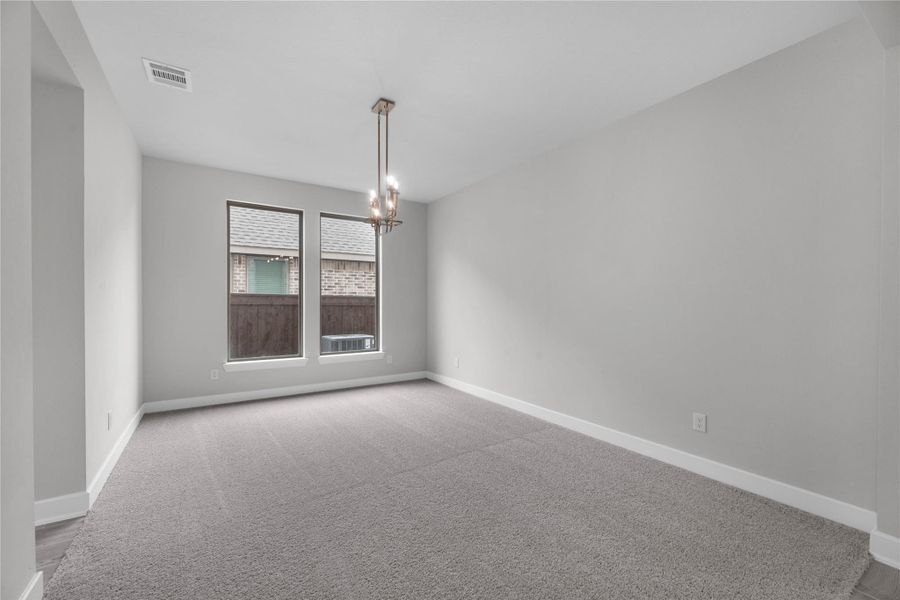 Spacious, unfurnished interior of a new home in The Trails - 60', New Caney (Image 14).