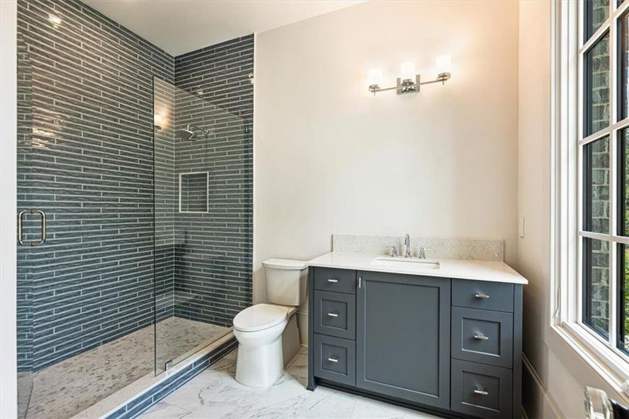 Furnished interior view inside a new home in , Alpharetta (Image 19).