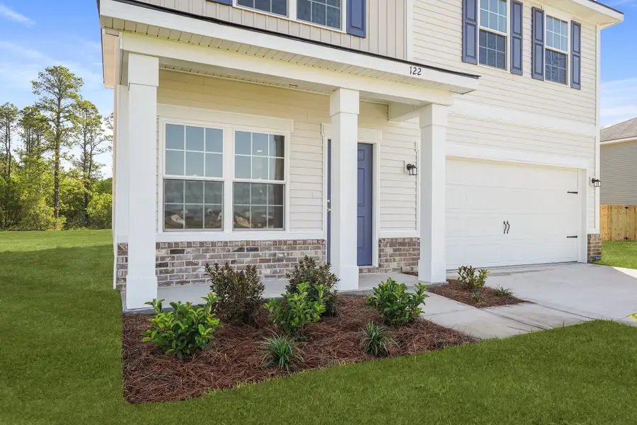 Representative exterior details of a home built from the The Anderson by RTS Homes in The Pointe at Villages on Marne, Hinesville (Image 3).