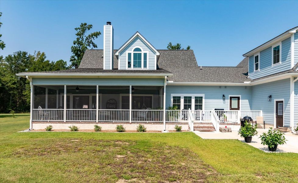 Front exterior of a new home in , Ravenel, SC, highlighting curb appeal (Image 21). Front exterior of a new home in , Ravenel, SC, highlighting curb appeal (Image 21).