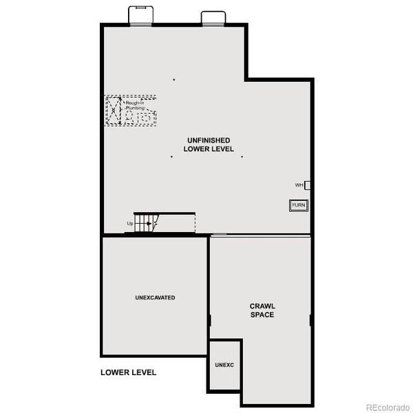 2D floor plan layout of this home in Sweetgrass, Dacono, CO (Image 3).