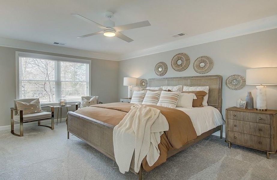 Furnished interior view inside a new home in East Park Village, Kennesaw (Image 32).