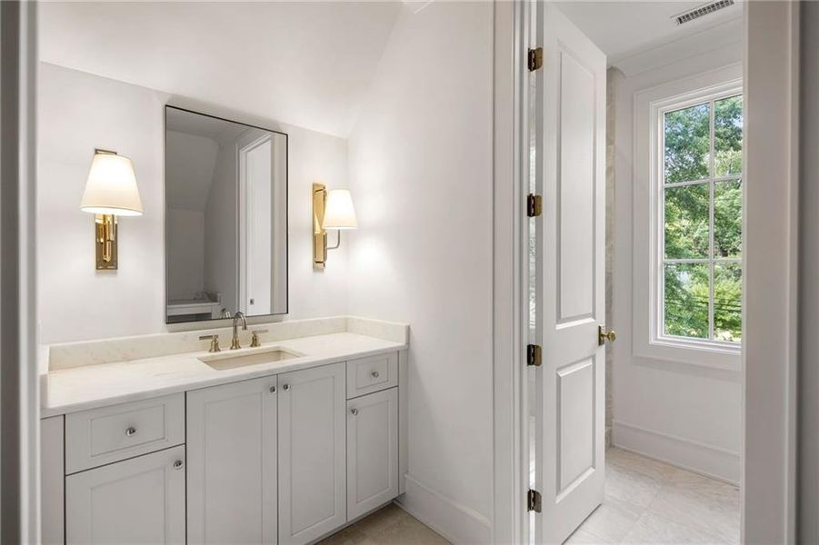Furnished interior view inside a new home in , Atlanta (Image 9).