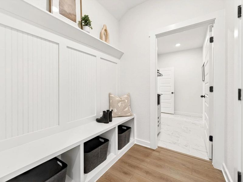 Furnished interior view inside a new home in Parks at Foster Crossing, Anna (Image 6).