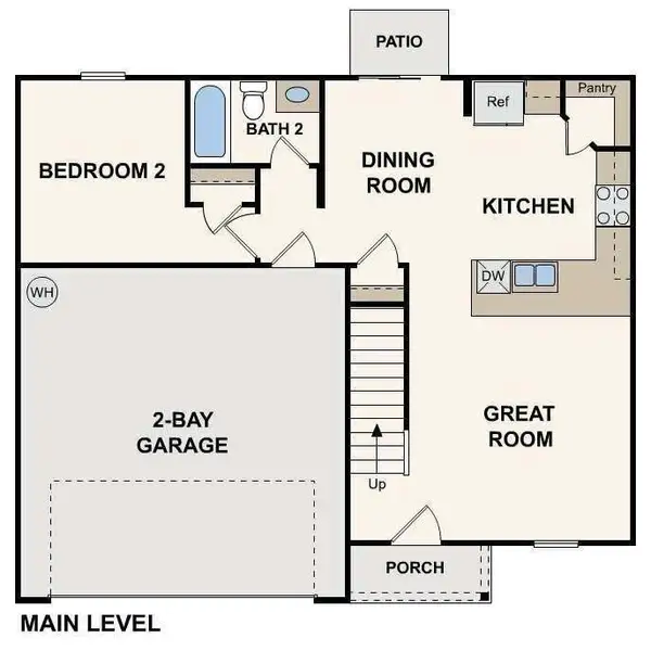 2D floor plan layout of this home in , Macon, GA (Image 3).