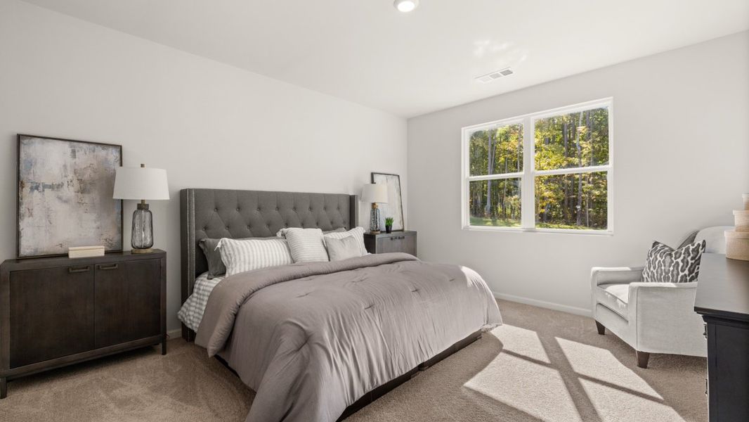 Representative furnished interior of a home built from the Elle by D.R. Horton in Hamptons at Riverwood South, Dallas (Image 12).