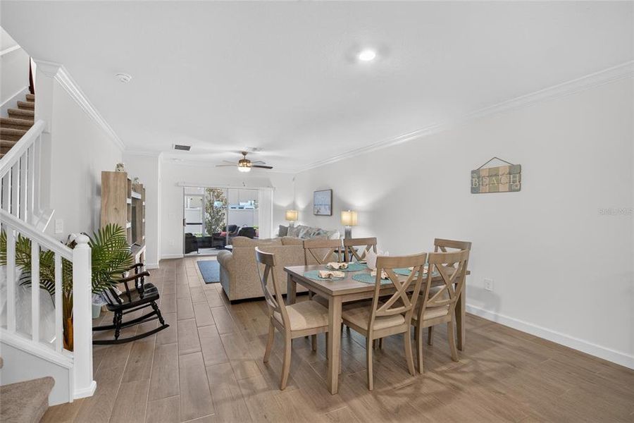 Furnished interior view inside a new home in Southshore Bay Active Adult, Wimauma (Image 14).