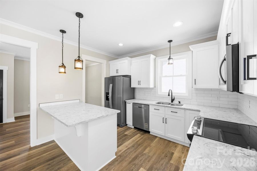 Furnished interior view inside a new home in , Albemarle (Image 8).