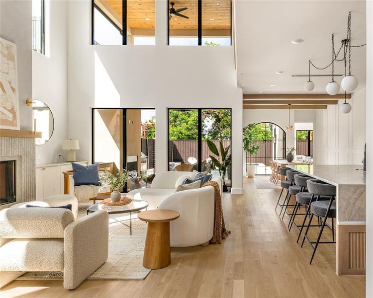 Furnished interior view inside a new home in , Dallas (Image 33).