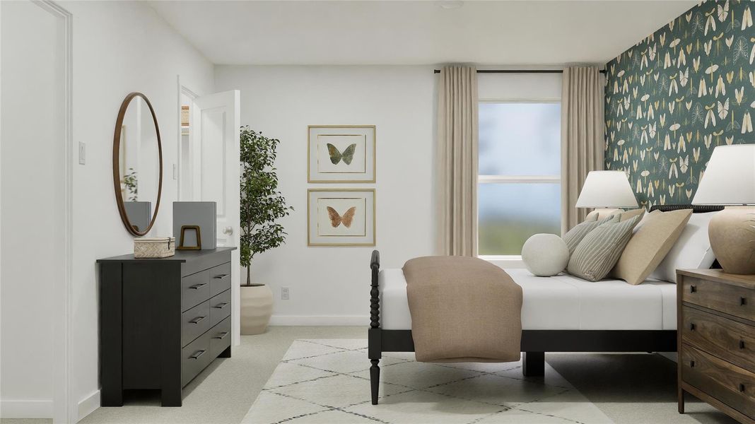 Furnished interior view inside a new home in Ashland, Angleton (Image 35).