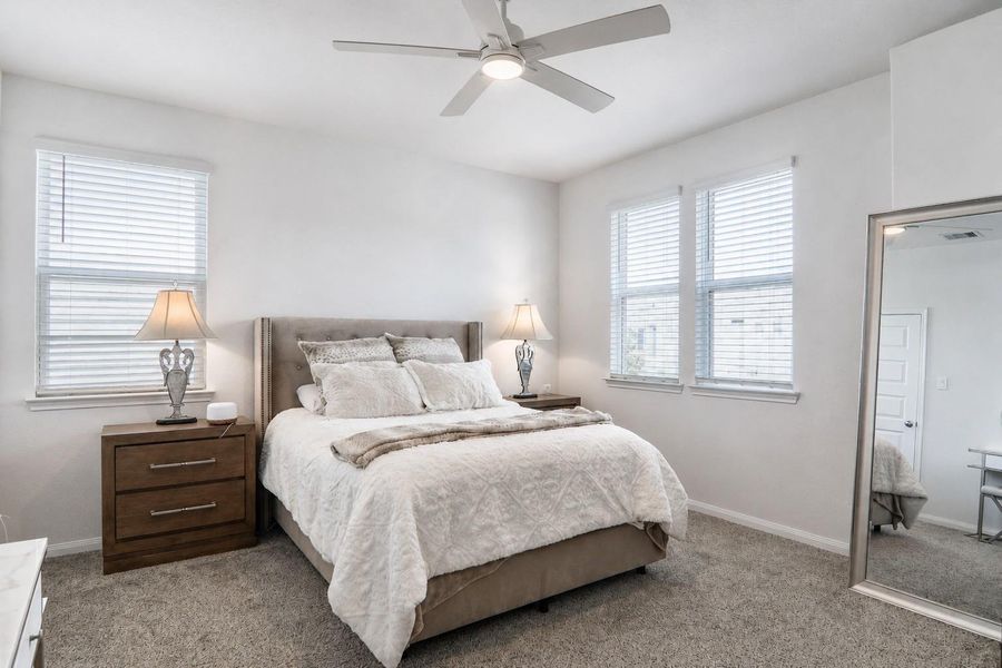 Furnished interior view inside a new home in , Houston (Image 17).