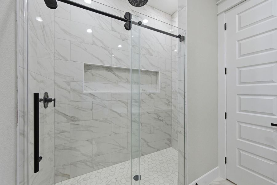 Secondary bath shower. Secondary bath shower.