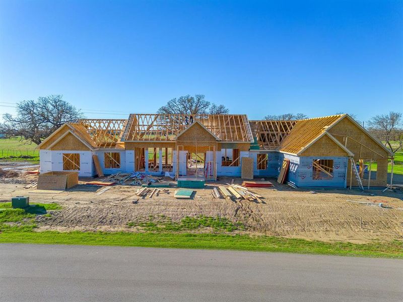 In-progress construction of a new home in , Lipan, TX (Image 6). In-progress construction of a new home in , Lipan, TX (Image 6).