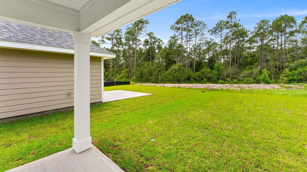 Exterior details and patio area of a home in Chateau Nemours, Port Saint Joe (Image 4).