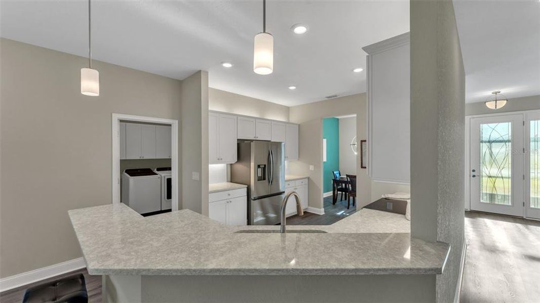 Furnished interior view inside a new home in , Lake Alfred (Image 15). Furnished interior view inside a new home in , Lake Alfred (Image 15).