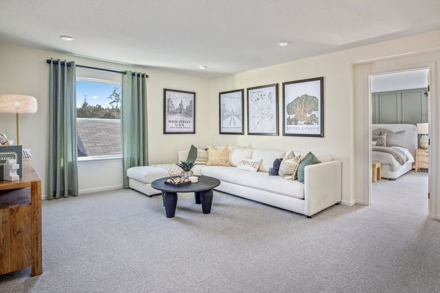 Representative furnished interior of a home built from the 2089 by KB Home in Sebastian Oaks, St. Augustine (Image 7). Representative furnished interior of a home built from the 2089 by KB Home in Sebastian Oaks, St. Augustine (Image 7).