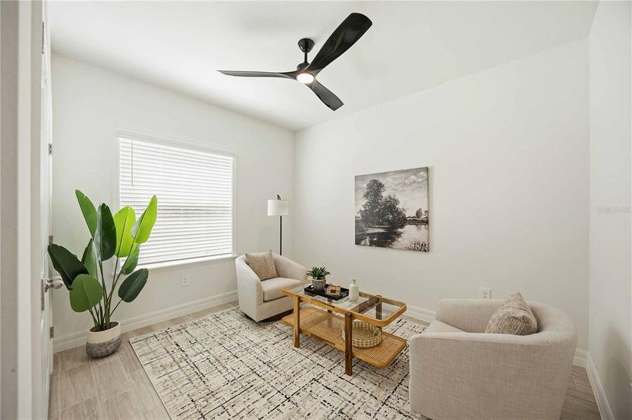 Furnished interior view inside a new home in Heritage Station, Punta Gorda (Image 6).
