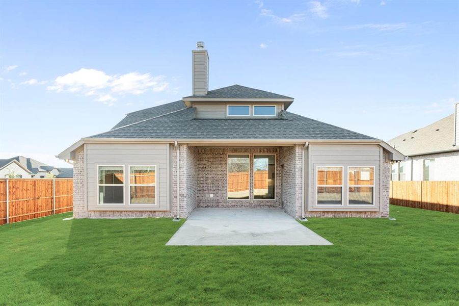 Exterior details and patio area of a home in The Grove, Midlothian (Image 23).