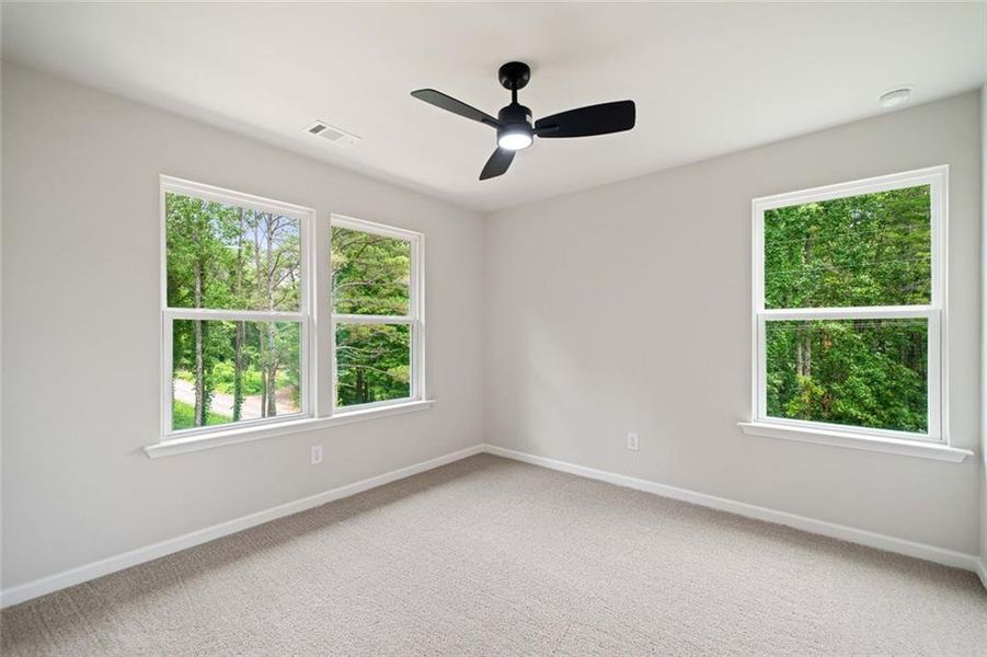 Spacious, unfurnished interior of a new home in , White (Image 24). Spacious, unfurnished interior of a new home in , White (Image 24).