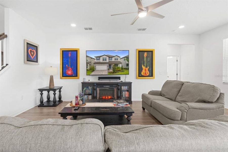 Furnished interior view inside a new home in , Tampa (Image 19).