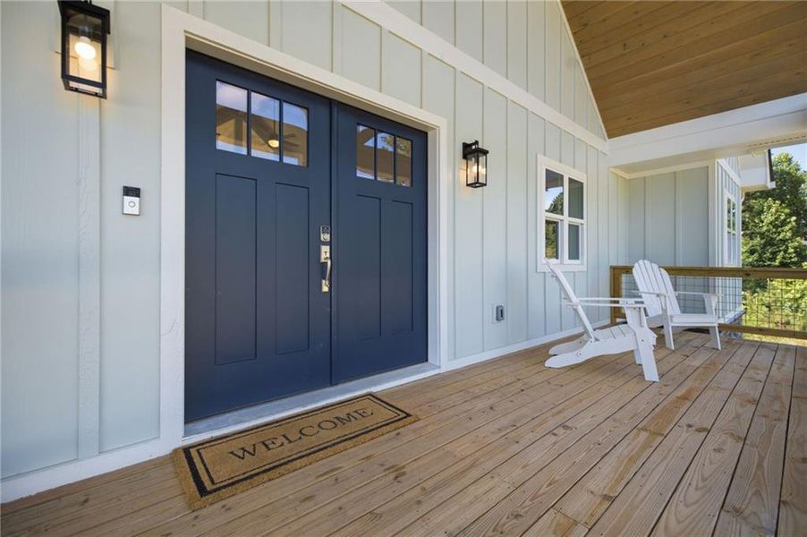 Exterior details and patio area of a home in , Blairsville (Image 3). Exterior details and patio area of a home in , Blairsville (Image 3).